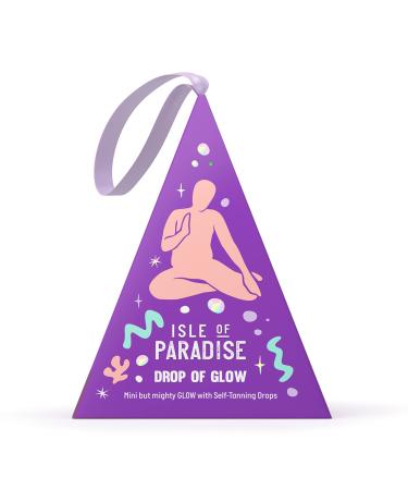 Isle of Paradise Drop of Glow Gift Set | Containing Travel Sized Self-Tanning Drops in Shade Medium 10ml