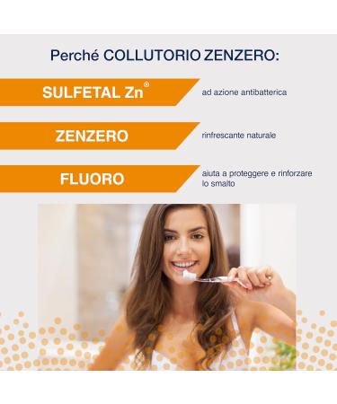 Pasta del Capitano Ginger Mouthwash Daily Mouthwash without Alcohol Guarantees a Refreshing Action with Antibacterial 100% Made in Italy 400 ml Bottle - Buy Online on GoSupps.com