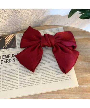 Shop Stylish Large Hair Clips with Bow - Red Green & Pink | Perfect for Girls & Women - International Shipping Available - Buy Online on GoSupps.com