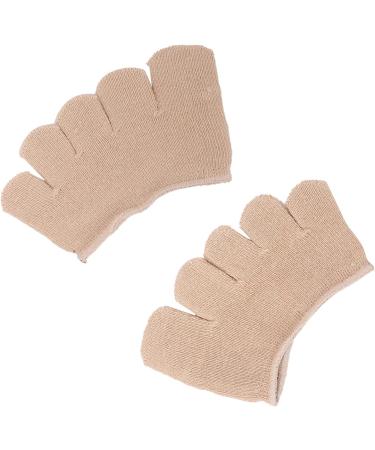 Toe Compression Socks for Foot Pain Relief - Breathable Heelless Toe Separating Socks | Sweat-Absorbent Forefoot Pads - Buy Online on GoSupps.com