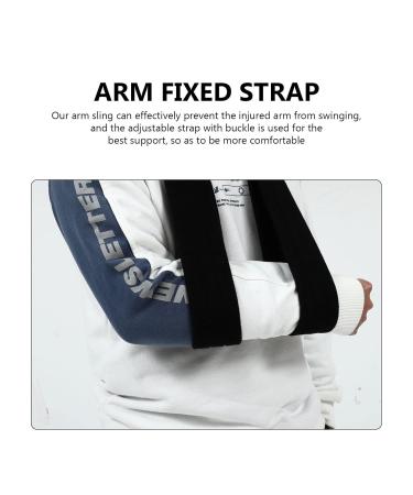 Buy Healifty Broken Arm Sling - Adjustable Shoulder & Elbow Support Brace for Fractured Arms - Comfortable Cotton Immobilizer for Right & Left Arm - 180x6x0.8cm - Buy Online on GoSupps.com