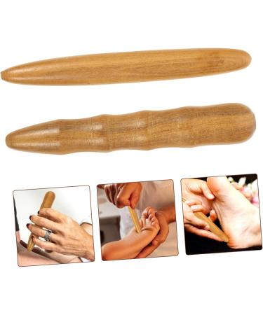 Buy Cabilock Multi-Purpose Acupress Tool - Wooden Massage Pencil & Trigger Stick for Foot & Neck Relief - 11.5x1.5cm Light Brown | Fast International Shipping - Buy Online on GoSupps.com