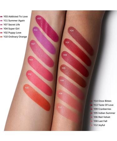 Oulac Soft Matte Lipstick - Violet Purple Duo Cream | Rose Oil Enriched | Vegan & Cruelty-Free | 3.6g | Summer Again - Buy Online on GoSupps.com