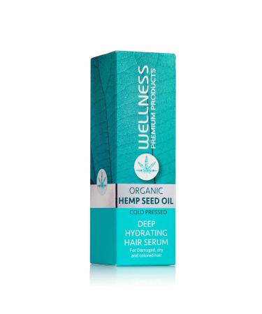Organic Hemp Seed Oil Deep Hydrating Serum (100ml) | Wellness Premium Products - Buy Online on GoSupps.com