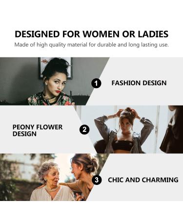 Vintage Wooden Hair Chopsticks - Peony Updo Hairpin for Girls | International Shipping - Buy Online on GoSupps.com