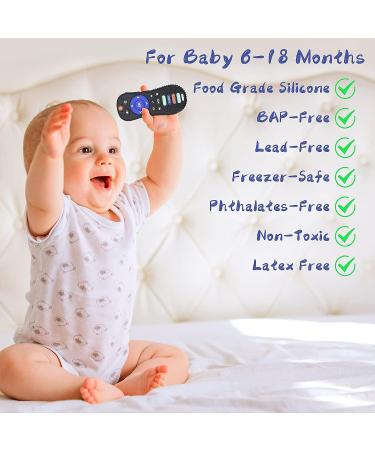Meetory Silicone Baby Remote Control Toy - Teether for Babies 6-18 Months - Buy Online on GoSupps.com
