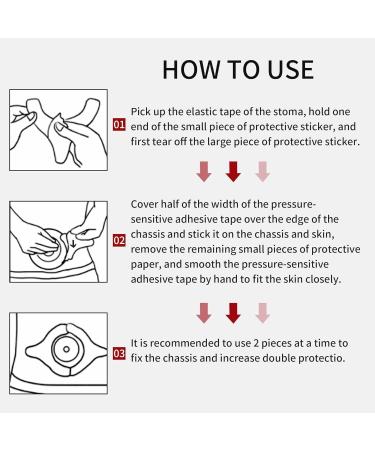 Ostomy Barrier Strips for Colostomy Bags - Y-Shaped Adhesive Strips (Pack of 20) | Premium Ostomy Supplies - Buy Online on GoSupps.com