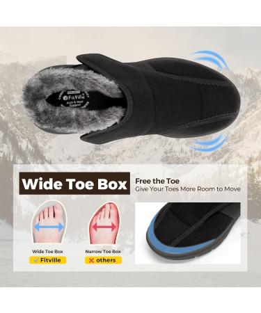 FitVille Diabetic Shoes for Women - Wide Width Slip-On Boots | Lightweight Adjustable Walking Shoes for Foot Pain Relief & Swollen Feet (Black 9 Wide - Buy Online on GoSupps.com
