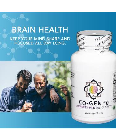 CO-GEN 10 - Mushroom Complex Lion's Mane Cordyceps Turmeric Reishi Piperine Clubmoss Non GMO/Gluten Free Cognitive Health 60 Capsules - Buy Online on GoSupps.com