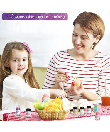 Jelife Rose Gold Edible Glitter - 5 Grams | Food Grade Shimmering Vegan Metallic Powder for Cake Decorating, Chocolates, Fondant, Drinks & More - Buy Online on GoSupps.com