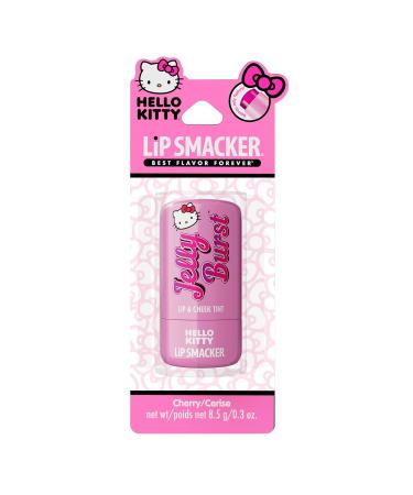 Lip Smacker Hello Kitty So Jelly Lip & Cheek Tint Moisturizing Sheer & Buildable Color Fun Bouncy Jelly Texture Sweet Cherry Flavor - Cherry - Buy Online on GoSupps.com