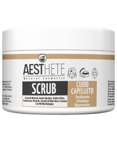 Glycolic Acid Scalp Scrub | Purifying Regenerating Refreshing Oily Scalp Exfoliator With Mineral Granules | Natural Hair Scrub For Itchy Scalp