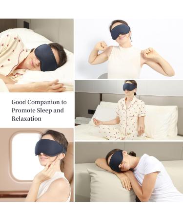 HONGJING 3D Sleep Mask Set - Zero Eye Pressure Blackout Eye Cover for Travel | Perfect Gift for Men & Women - Buy Online on GoSupps.com