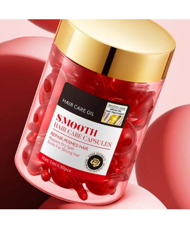 11 Hair Treatment Serum Hair Care Capsules Hair Oil Serum 30 Pcs Hair Care Capsules Moisturizing AntiFrizz Hair Repair Serum with Essential Oils - Buy Online on GoSupps.com