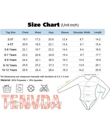 Sparkly Unicorn Rainbow Gymnastics Leotard for Girls | Long Sleeve Tumbling Outfit Age 2-9 Years | Tie Dye B 2-3T - Buy Online on GoSupps.com