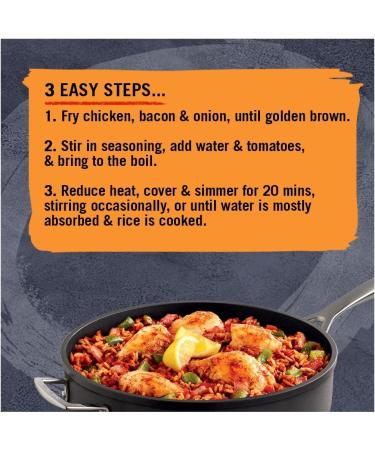 Schwartz Cajun Chicken & Rice Recipe Mix 32g - Easy One-Pan Meal Solution - Buy Online on GoSupps.com