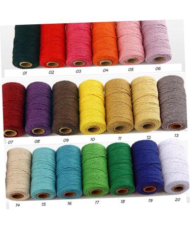 Amosfun 4 Roll DIY Craft Thread - Natural Twine for Gift Wrapping Cooking Camping & Weaving | International Shipping Available - Buy Online on GoSupps.com