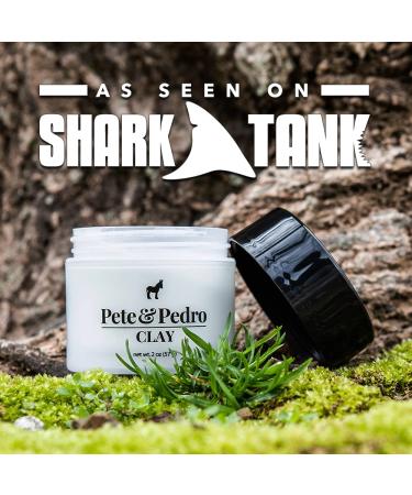 Pete & Pedro CLAY - Men's Hair Clay for Medium Hold and Matte Finish - Adds Body and Thickness - 2 oz (Pack of 1) - Buy Online on GoSupps.com