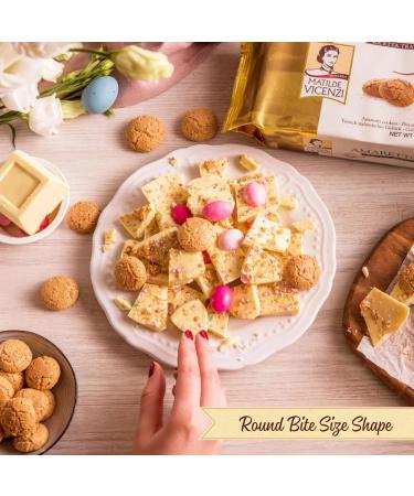 Matilde Vicenzi Amaretto DItalia Biscuits - 12 Crispy Almond Cookies - All-Natural Kosher Dairy - Traditional Italian Treat - 7.05 oz (200g) - 2 Pack - Buy Online on GoSupps.com