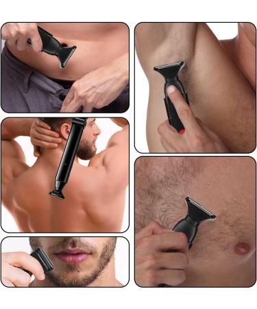 Nadiaen Back Shavers for Men Back Shaver Back Hair Remover for Men Back Razor for Men Wet or Dry Hair Trimmer Men Mens Electric Back Body Shaver Back Safety Razor Hair Shaver Waterproof - Buy Online on GoSupps.com