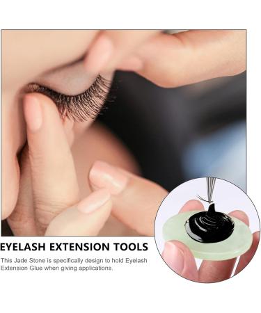 Healeved Coussinet Pierre de Jade pour Extension de Cils 10 Pi ces Taille Standard Outil Professionnel pour Esth ticiennes Utilisation Salon Beaut Surface Lisse Facile Nettoyer - Buy Online on GoSupps.com