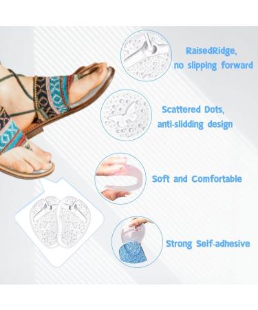 Gel Metatarsal Pads for Thong Sandals - 2 Pairs Cushion Inserts for Metatarsal Support and Pain Relief - Buy Online on GoSupps.com