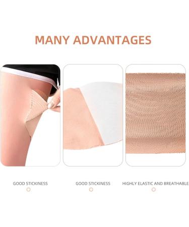 Thigh Friction Pads - 10 Pcs High Elastic Cotton Self-Adhesive Chafing Prevention Patch | Wear Resistant Thigh Shield - Buy Online on GoSupps.com
