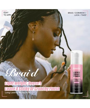 Immetee Braid Foam Hair Mousse 150ml - Extra Hold, High Shine, Moisturizing Hair Control for Braids, Twists, and Locks - Buy Online on GoSupps.com