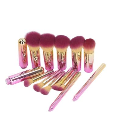 Zetiling 10PCS Makeup Brush Set - Portable Eyebrow Eyeshadow Powder & Concealer Brushes for Flawless Makeup Application - Buy Online on GoSupps.com