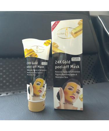 MK Aichun 24K Gold Peel-Off Mask | Collagen Facial Care | Crystal Face Mask for Radiant Skin - Buy Online on GoSupps.com