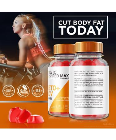 Keto Shred Max Gummies with ACV - Advanced Weight Loss Supplement | 60 Count | KetoShred Max Reviews - Buy Online on GoSupps.com