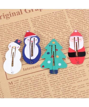 8pcs Christmas Hair Clips Set | Santa Snowman & Tree Accessories for Toddlers & Kids - Buy Online on GoSupps.com
