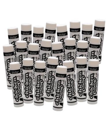 .15 oz. Chicken Poop ORIGINAL FLAVOR Lip Junk for Dry Chapped Lips LIP BALM BULK PACK OF 24