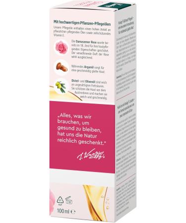 Kneipp Huile de soin lissante - Pour les peaux exigeantes - Avec un parfum rose d licat - Avec extrait de p tales de rose bio - 100 ml - Buy Online on GoSupps.com