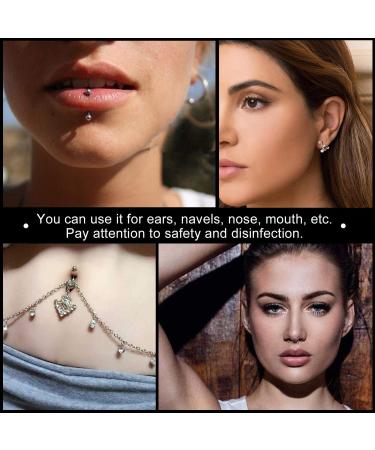 YASPIT Ear Piercing Kit - Professional Self Piercing Earrings Set with Hypoallergenic Needle for Salon & Home Use - Buy Online on GoSupps.com