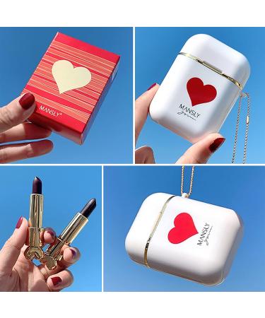 Buy ICE LOVE Matte Lipstick Set - Long Wear Waterproof Velvet Finish Non-Stick Cup Moisturizing Lip Gloss for Women - 2pcs (White) - International Shipping Available - Buy Online on GoSupps.com