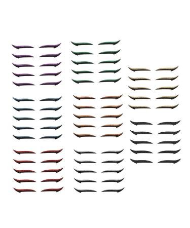 Healvian 40 Pairs Eyeliner Adhesive Stickers Stiker Stich Stickers Double Eyelid Tapes Decal Stickers Plastic