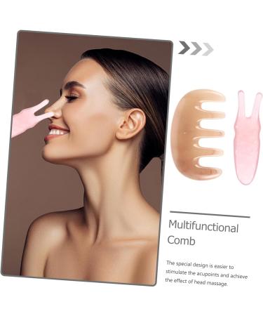 Plafope 1 Massage Device - Multifunctional Scraping Care Tool & Gua Sha Plate (12x4cm) - Pink - Buy Online on GoSupps.com