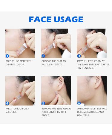 Face Lift Tape for V-Line Jawline - 40 PCS Invisible Double Chin Reducer - Buy Online on GoSupps.com