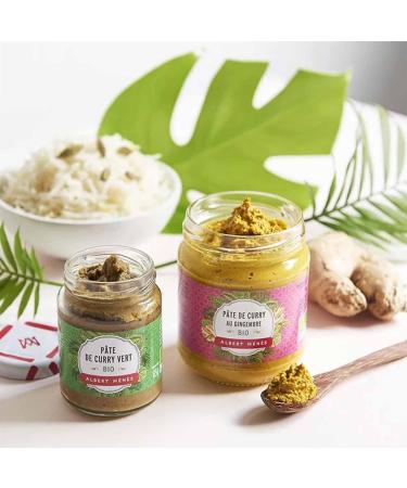 Albert Men AM Condiments Organic Ginger Curry Paste 210 g Pack of 6 - Buy Online on GoSupps.com