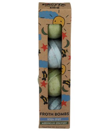 PACHA SOAP Watermelon Grape Froth Bomb Set  4 CT