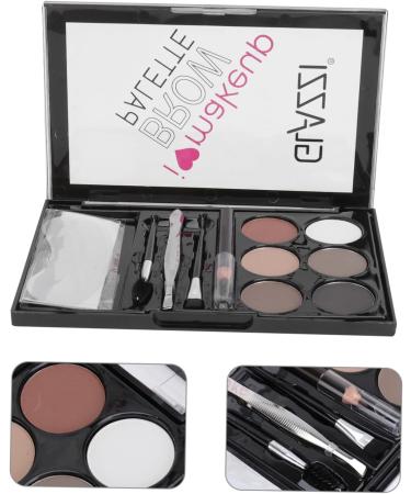 Healvian 6 Sets Eyebrow Powder Set Lit e Long Lasting Eyebrow Powder Eyeow Mp e Eyebrow Powder Tool Abs - Buy Online on GoSupps.com