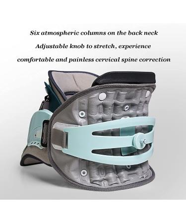 Safwel Neck Brace Collar - Cervical Traction Device for Neck Pain Relief | Removable Air Pump | Unisex Neck Support - Buy Online on GoSupps.com