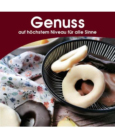Sultan s Palace Apple Rings in White Chocolate - 200g | Premium Quality Chocolate Fruits | Perfect Gift Idea - Buy Online on GoSupps.com