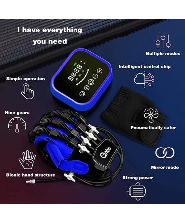 Rehabilitation Gloves Finger Orthoses Hand Dysfunction Patient Training Device for Stroke Hemiplegia Hand Function Recovery Relief Finger Cramps Right Medium - Buy Online on GoSupps.com