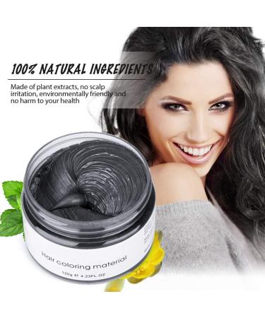 Temporary Hair Wax Color - Ochilima Black Styling Cream for Men & Women | 120g Washable Natural Hair Dye - Buy Online on GoSupps.com