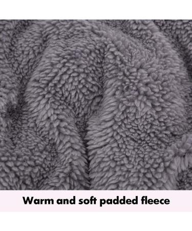 Pet Artist Winter Puppy Dog Coat - Warm Fleece Padded Apparel for Small Dogs - Chest 14 Back Length 11.5 - Silver - Buy Online on GoSupps.com