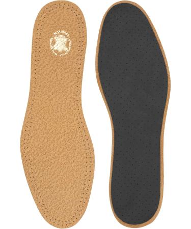 Buy Genuine Leather Activated Carbon Insoles for Men & Women - Comfort & Support - Size 39/40 - Brown 30514 - Buy Online on GoSupps.com