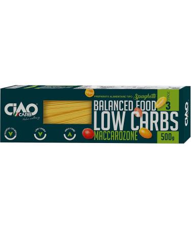 Ciao Carb Stage 3 Maccarozone High Protein Pasta - Spaghetti 500g - Buy Online on GoSupps.com
