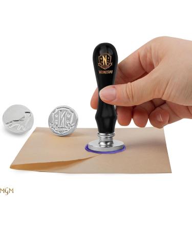 Buy Cinereplicas Wednesday Wax Seal Stamp Kit | 3 Seals - Ice Cold Hand Nevermore Academy Emblem | Official Licensed Product - International Shipping Available - Buy Online on GoSupps.com